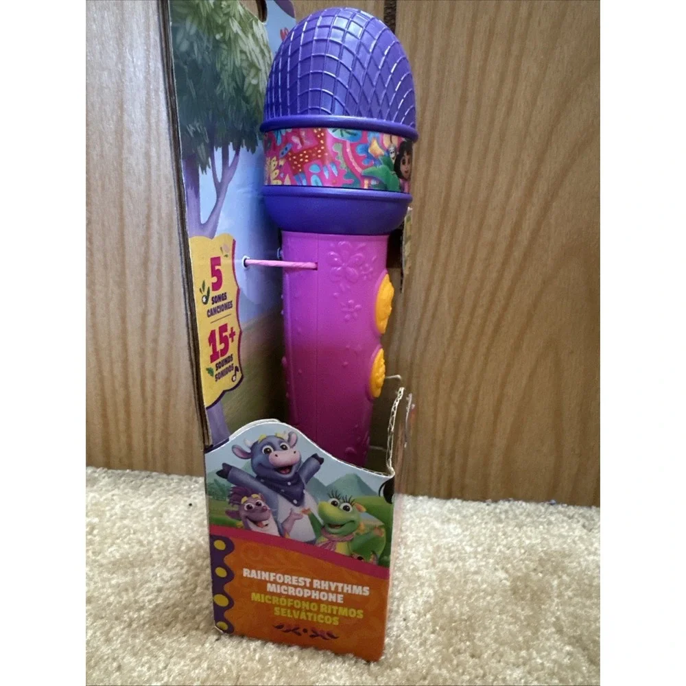 Dora Rainforest Rhythms Microphone with Music, Sound Fx